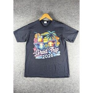 Sport & Company Long Spun Grad Trip 2026 T-Shirt Large Tropical Graphic